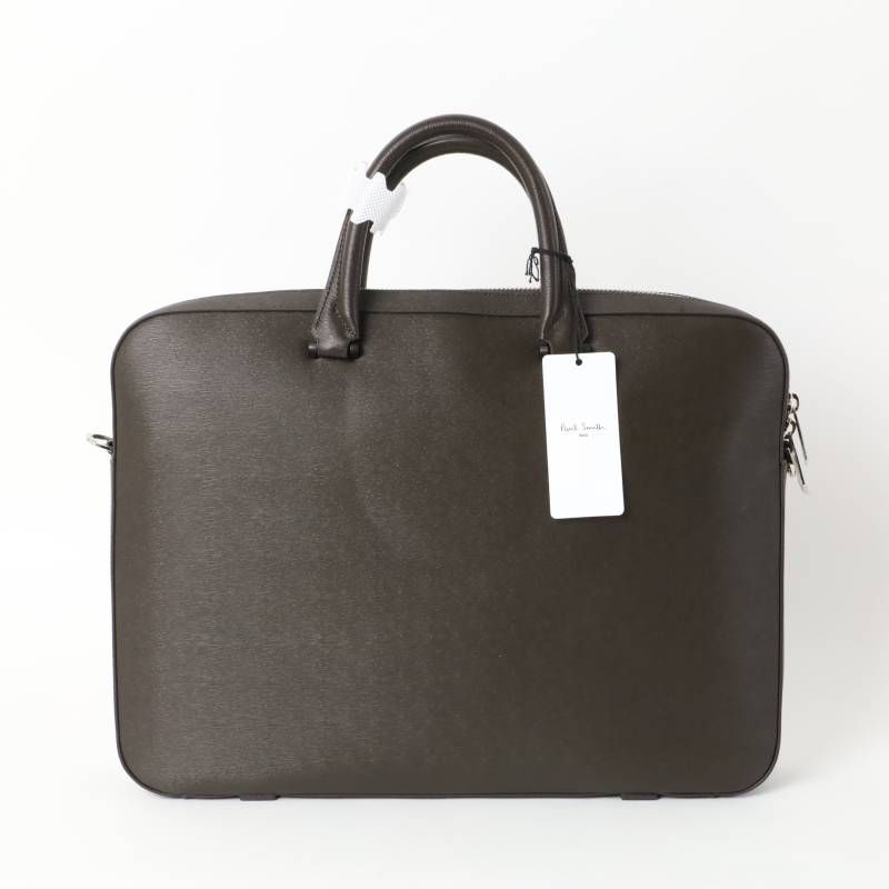 新品 Paul Smith ポールスミス ストローグレインレザー 2wayビジネス