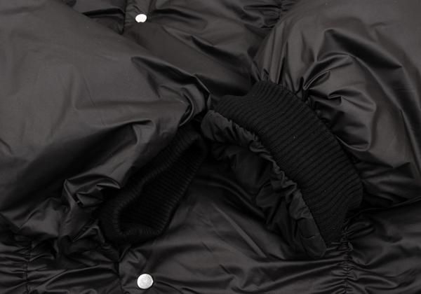 アンスリードUN3D. ギャザーデザインダウンジャケット 黒38 - メルカリ
