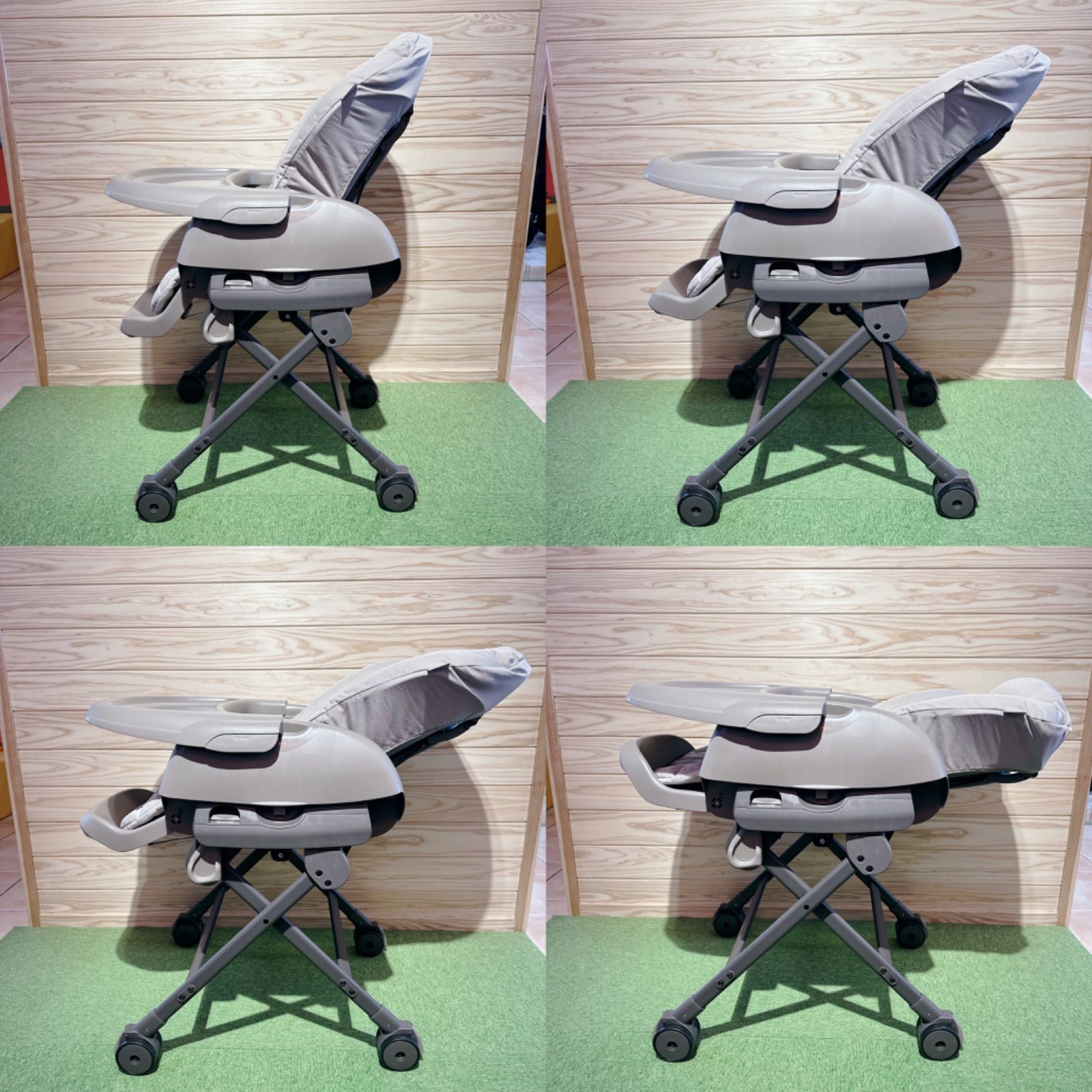 極美品☆ コンビ ハイローチェア ネムリラ Fit AQ ベージュ