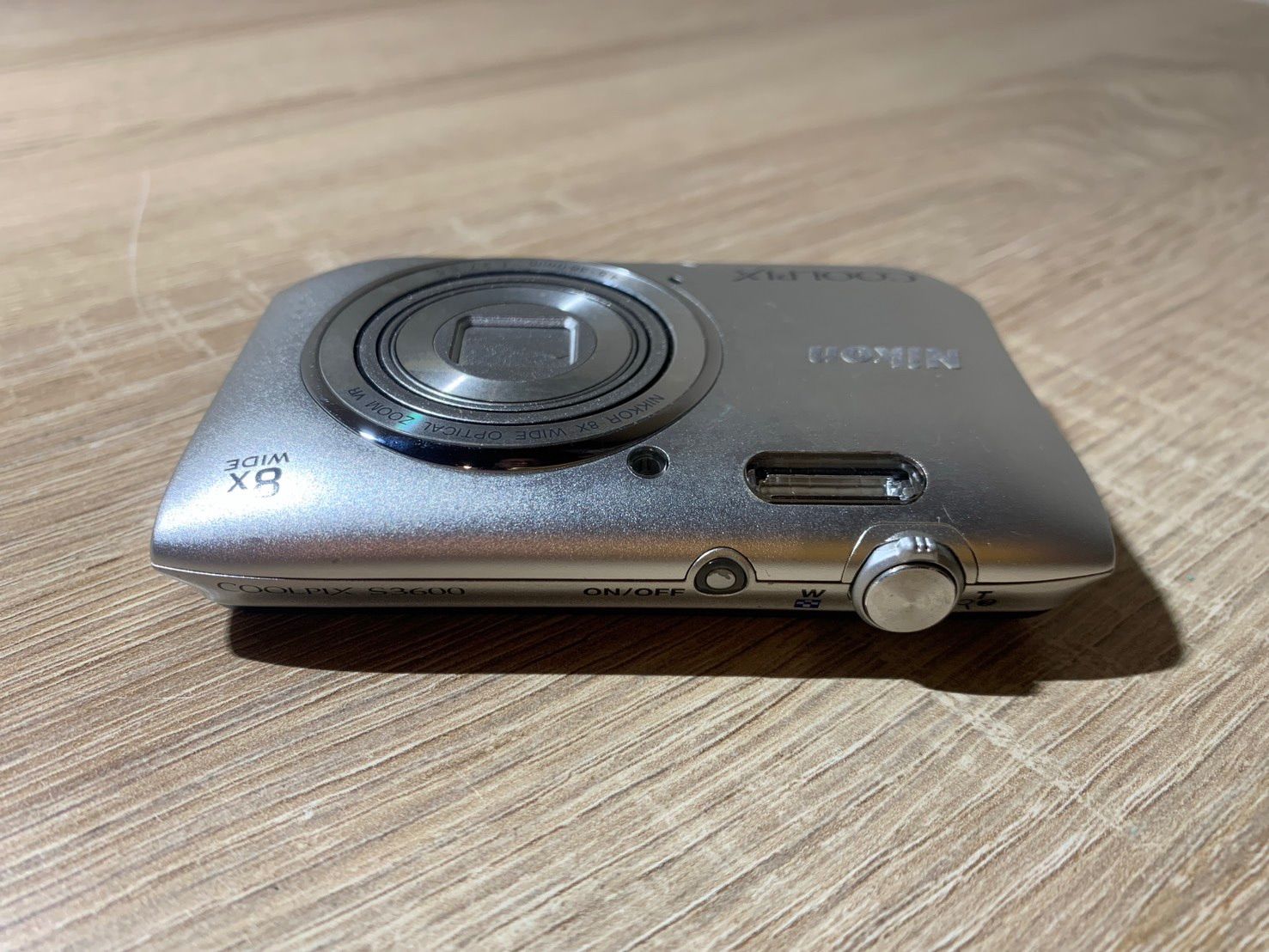 8402 Nikon COOLPIX S3600 シルバー デジカメ - メルカリ