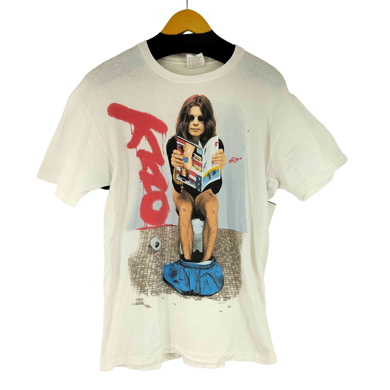 ヘインズ Hanes 90S OZZY OSBOURNE プリント S/S Tシャツ メンズ JPN