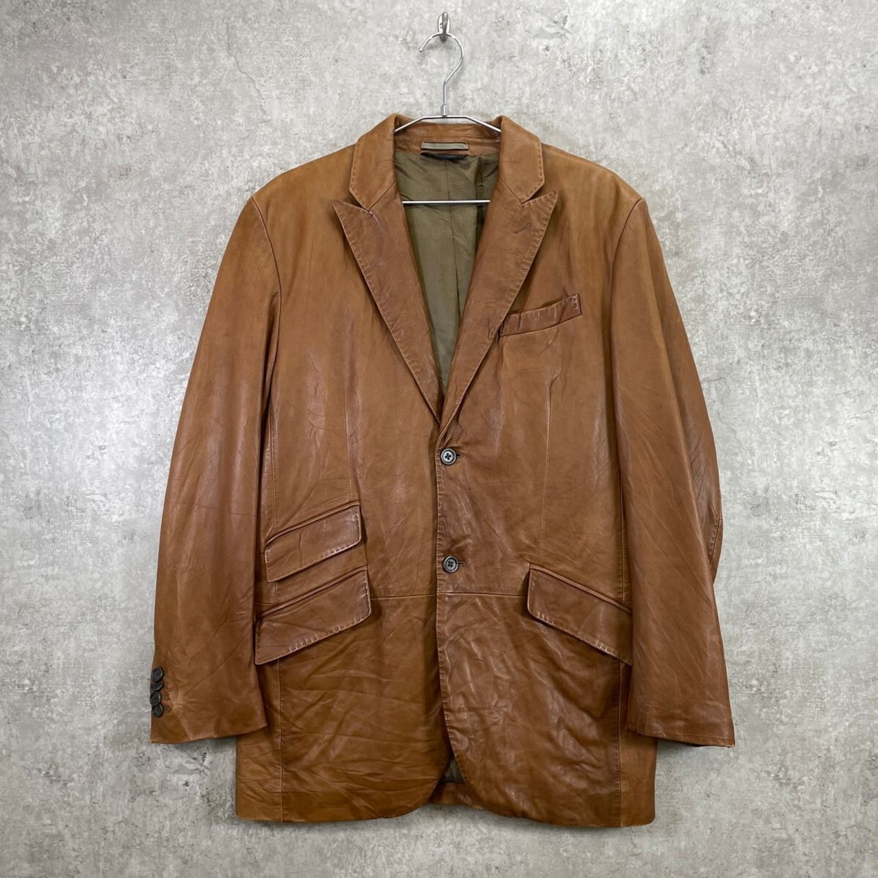 BANANA REPUBLIC バナナリパブリック レザー テーラードジャケット 