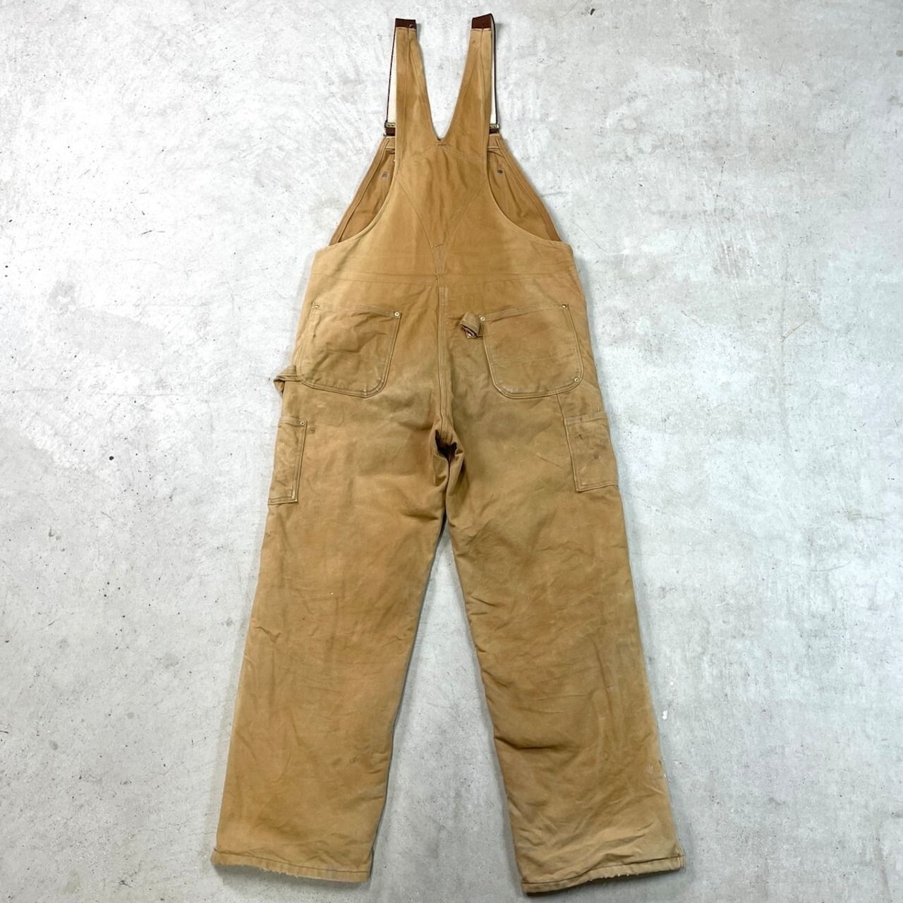 80-90年代 Carhartt カーハート ダック地 ダブルニー オーバーオール