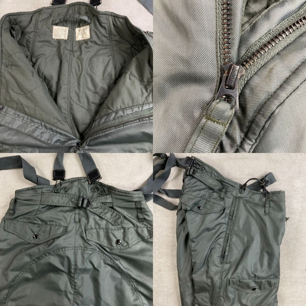 美品 70s フライトパンツ CWU-18P Extreme Cold USAF 79年納品 U.S.AIR FORCE 米軍実品 CWU-18/P フライトパンツ メンズW32