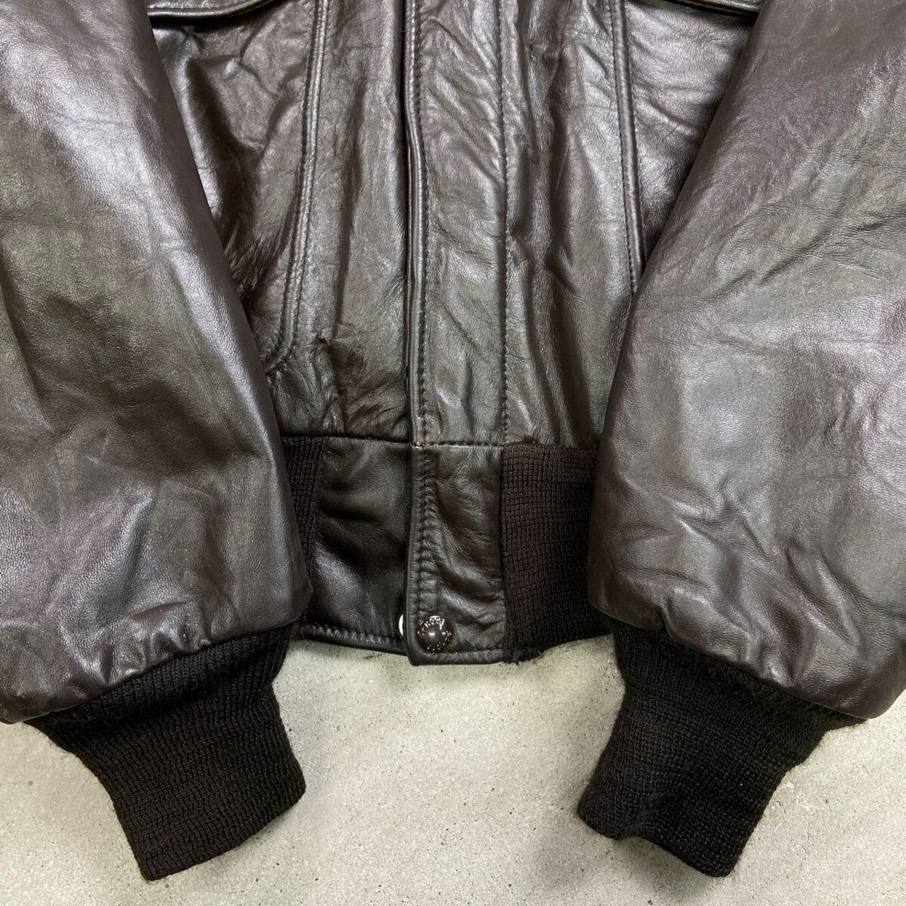 80年代 USA製 Schott ショット G-1タイプ レザーフライトジャケット