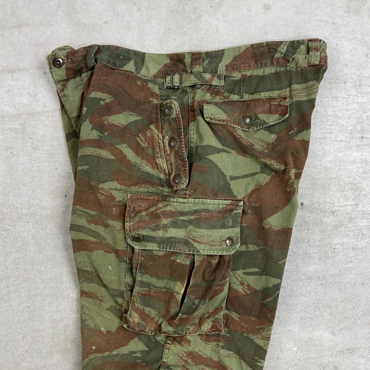 50年代 フランス軍 リザードカモ M-47 TAP47/56 パラトルーパーパンツ 