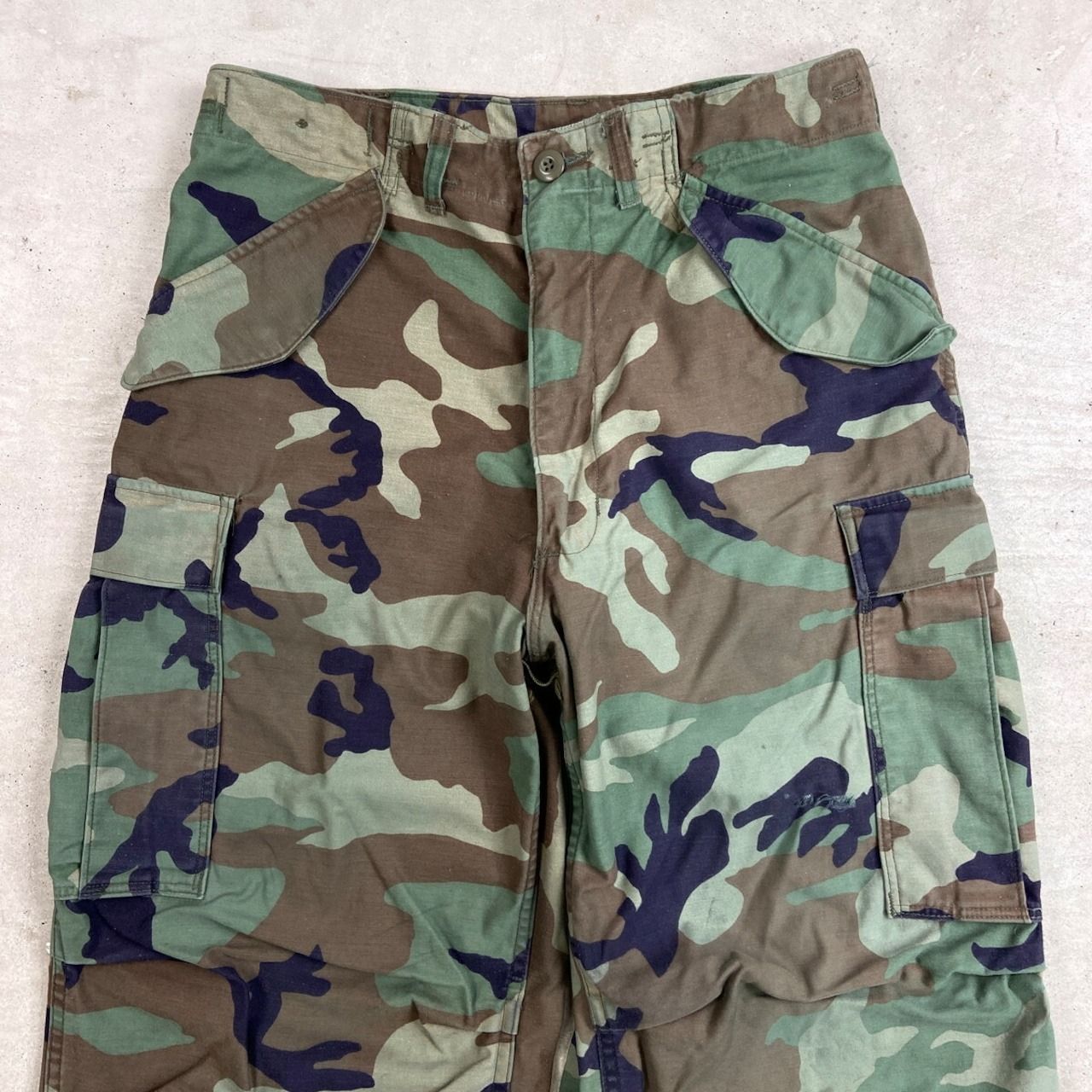85年納品 U.S.ARMY 米軍実品 M-65 ウッドランドカモ カーゴパンツ