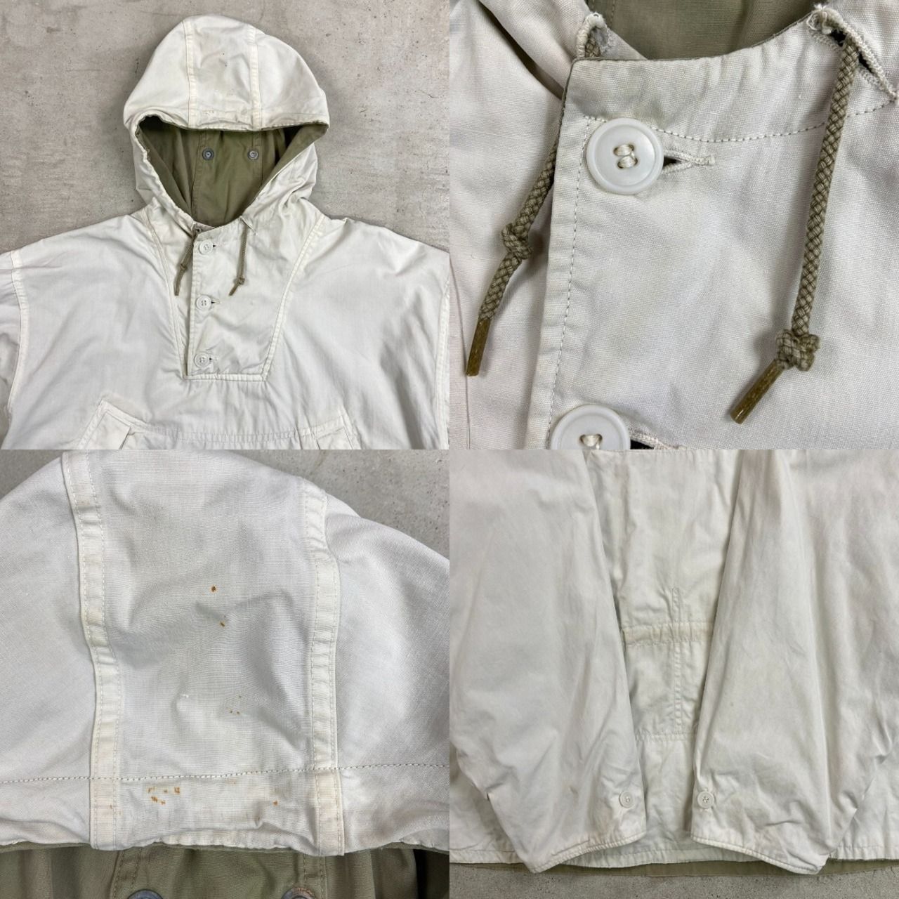 40年代 U.S.ARMY 米軍実品 M-43 山岳部隊 リバーシブル フィールド 