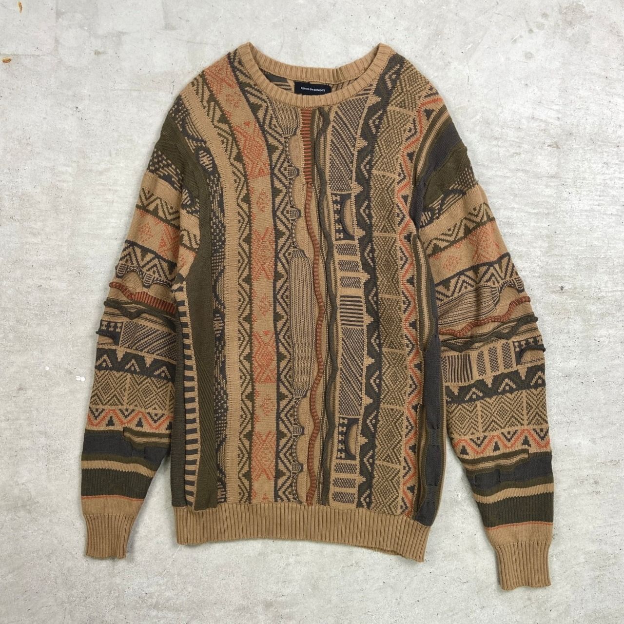 COTTON ON GARMENTS 3D ニットセーター メンズS相当 レディースS相当 