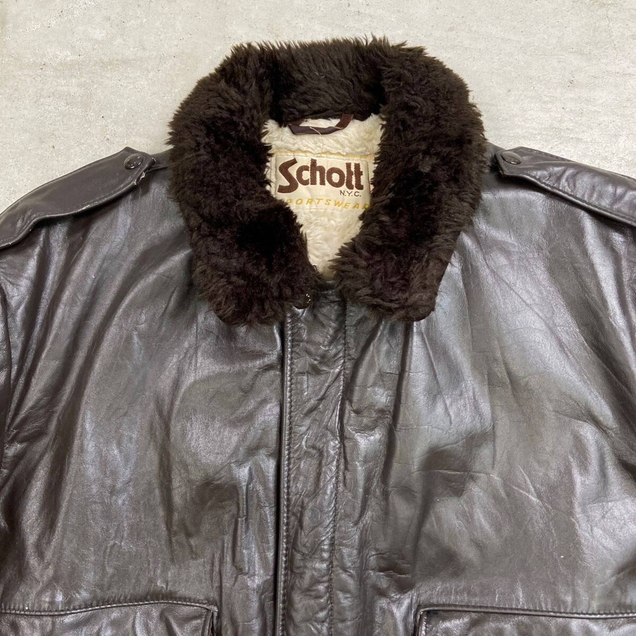 Schott レザージャケット　フライトジャケット schott / 613SJH 7822950022 レザージャケット schott ショット ジャケット・アウター