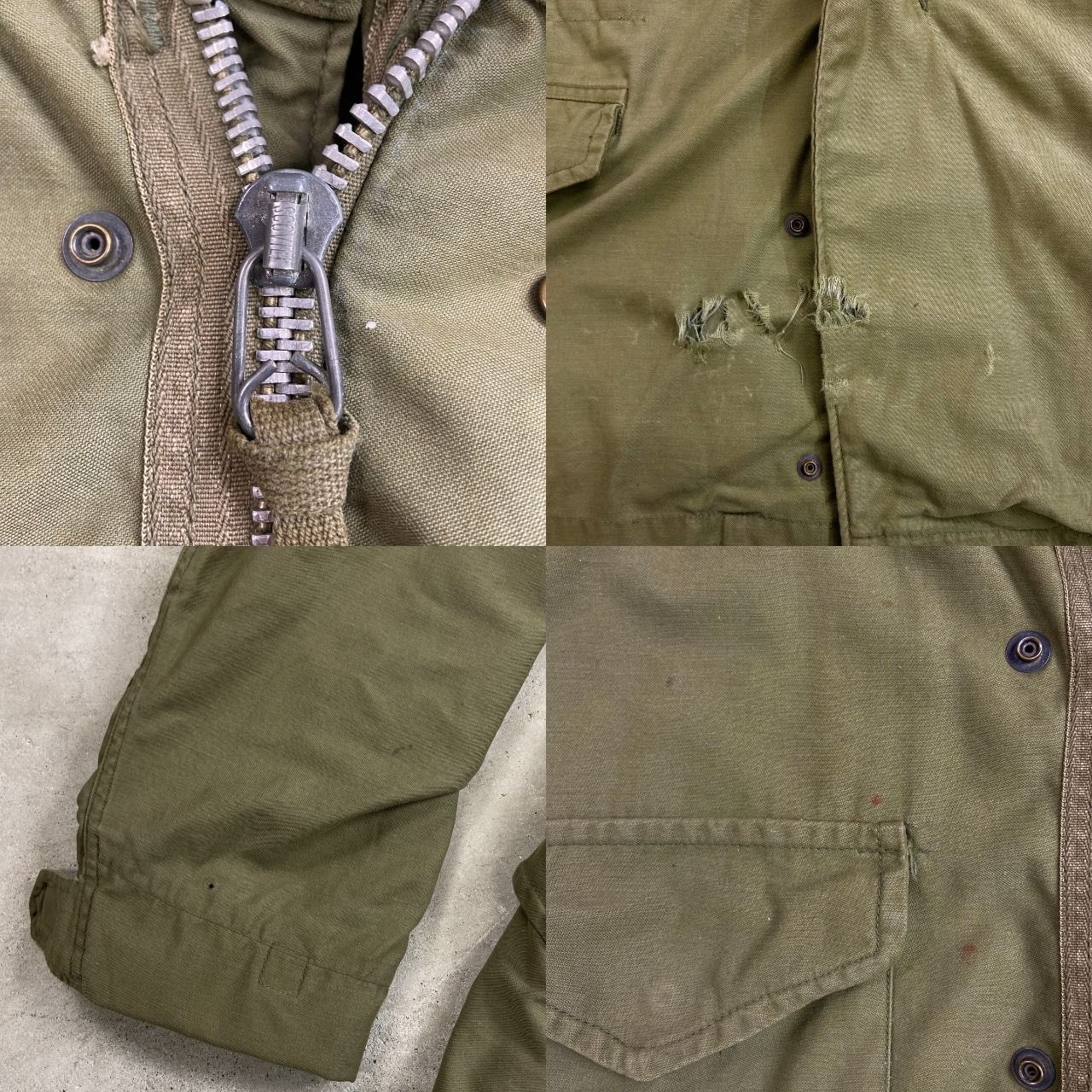 古着 古着 米軍実品 M-65 ミリタリー フィールドジャケット USA製 