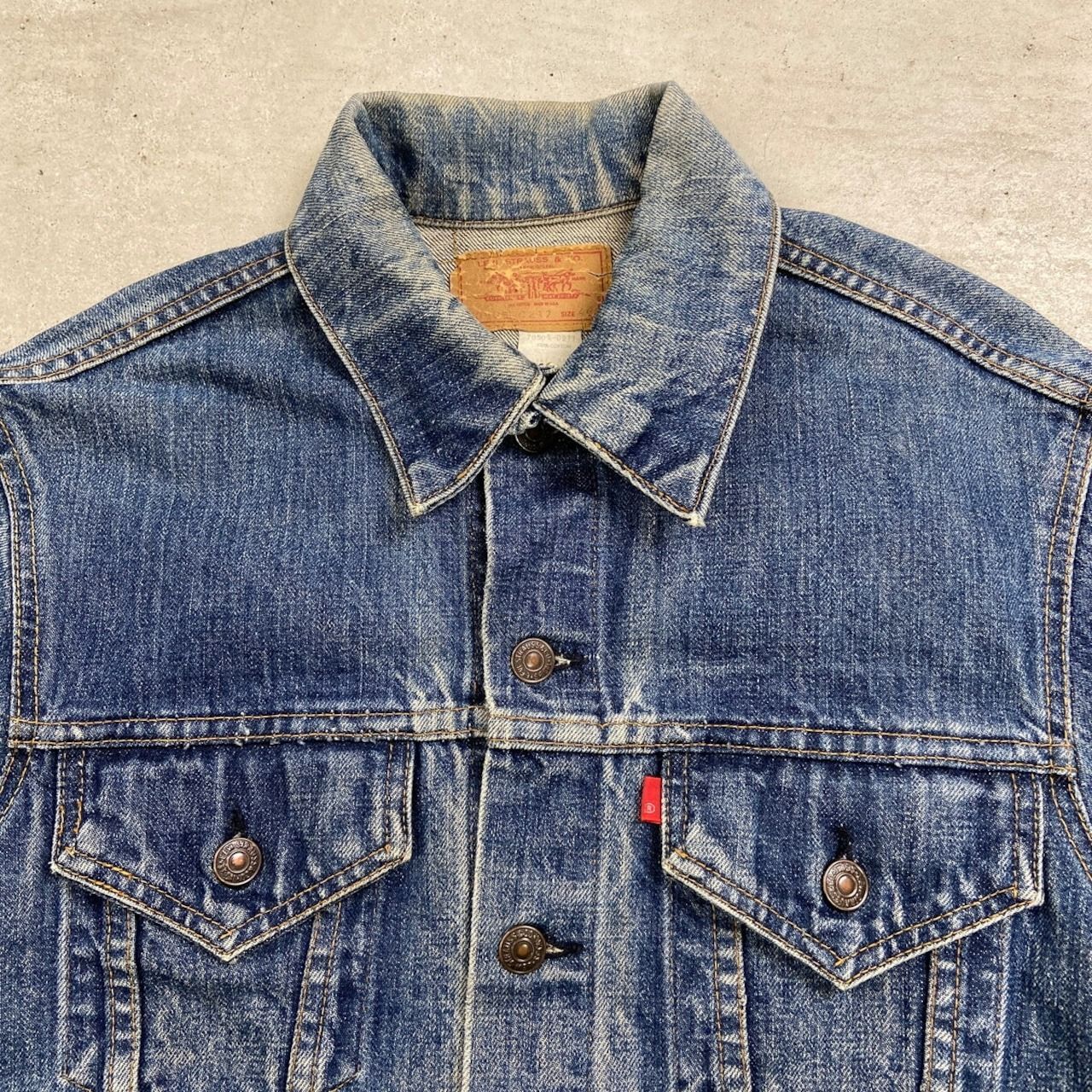 70年代 USA製 ブランクタブ Levi's リーバイス 70505 4th デニム