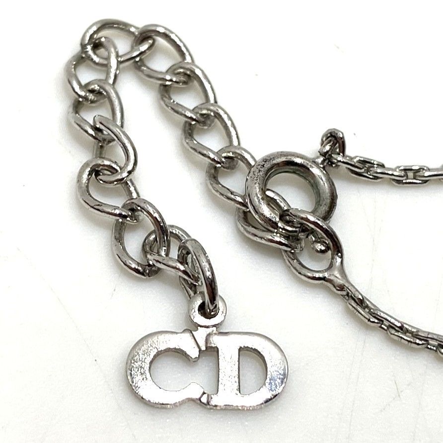 ☆Christian Dior クリスチャン ディオール ネックレス シルバーカラー