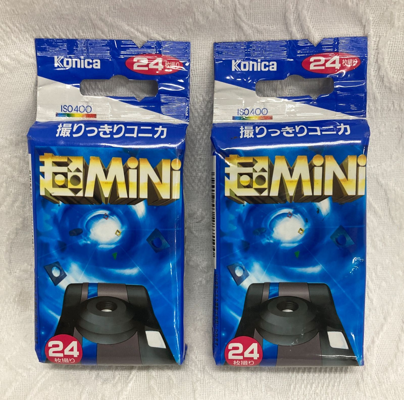 〇未開封 Konica 撮りっきりコニカ 超mini 24枚撮り 2個 使い捨て