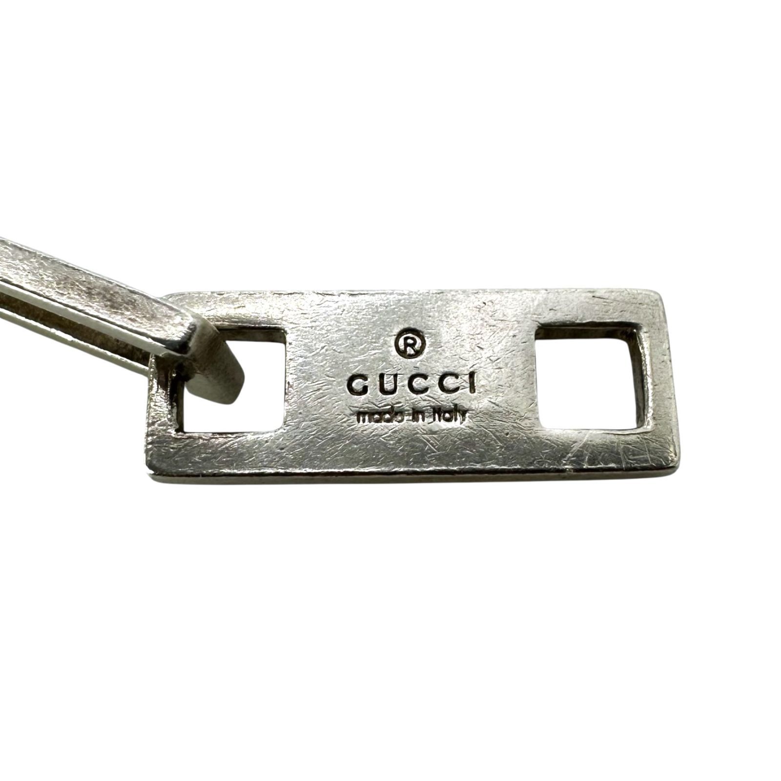 GUCCI】グッチ SV925 16.4g 19.5cmスクエアチェーン ブレスレット 