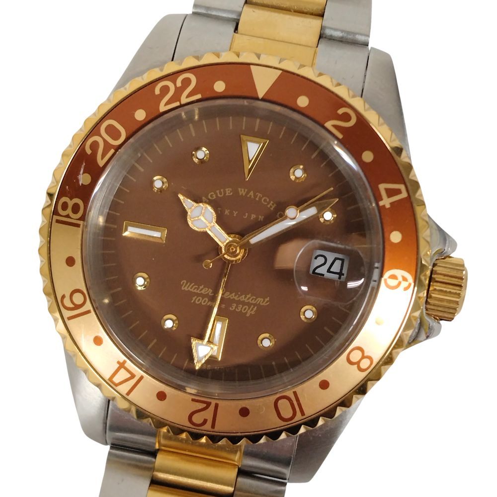 VAGUE WATCH ヴァーグウォッチ BRWN GMT ブラウン コンビ クォーツ 