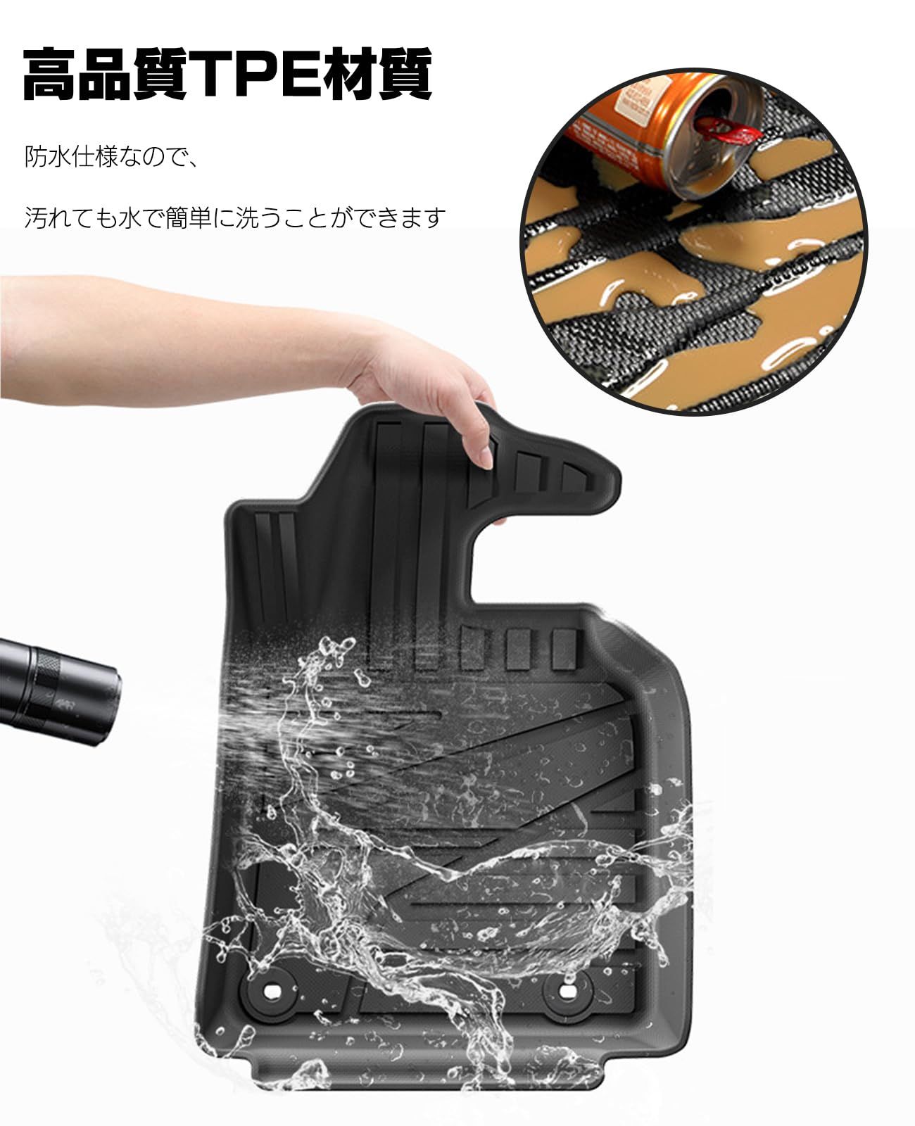 新品 【beyond self】マツダ CX-80 6人乗り フロアマット3D 立体構造 カーマット TPE材質 防水 専用ラゲッジマット カスタムパーツ 内装 パーツ アクセサリー ドレスアップ (マツダ CX-80 6人乗り) マツダが3列シートの新型SUV「CX-80」を発表 2024年秋の発売を予定