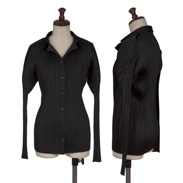 プリーツプリーズ ジャケット 黒 プリーツプリーズ PLEATS PLEASE 