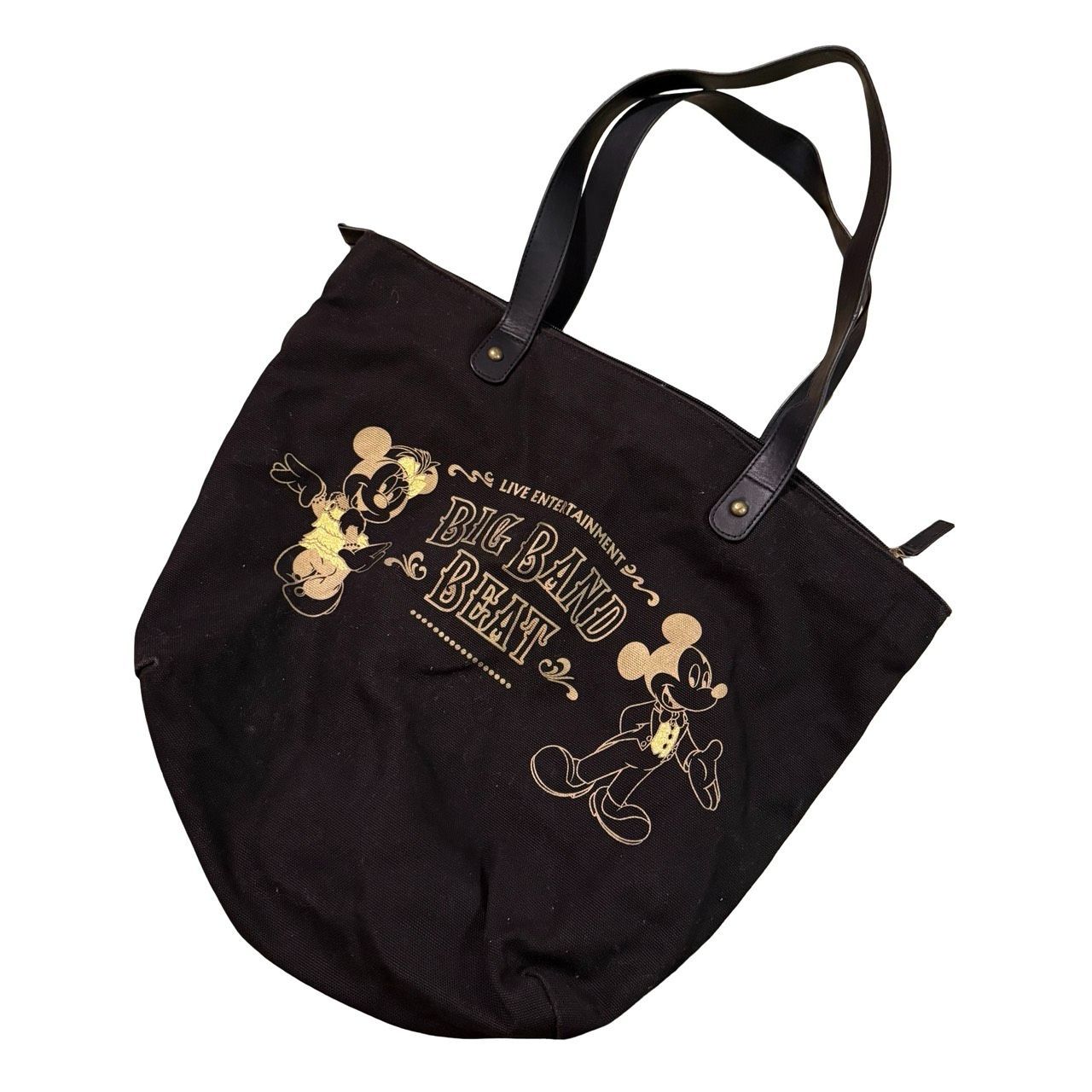 B096 東京ディズニーシー 15周年 ビッグバンドビート トートバッグ BBB