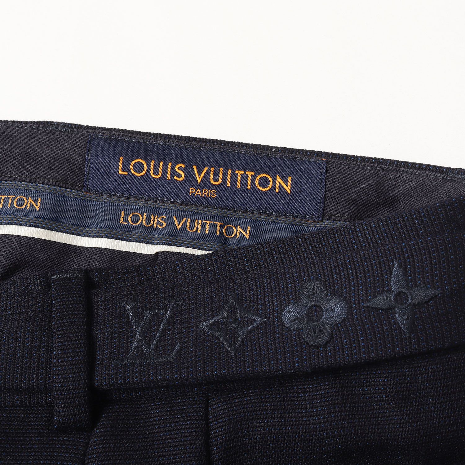 LOUIS VUITTON ルイヴィトン パンツ ネイビー 紺 サイズ:36 | ダブル