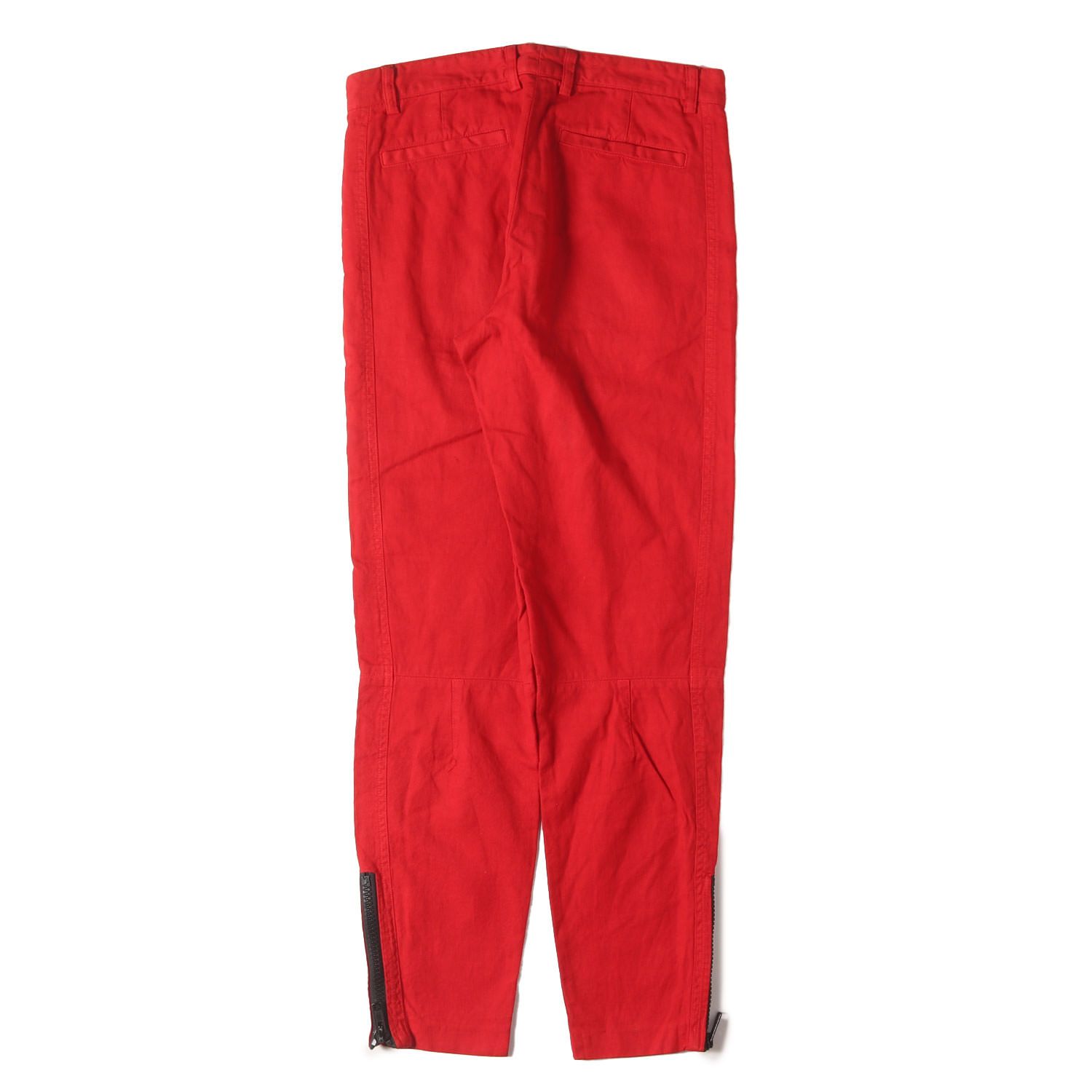 DRIES VAN NOTEN ドリスヴァンノッテン パンツ レッド サイズ:48 | 裾