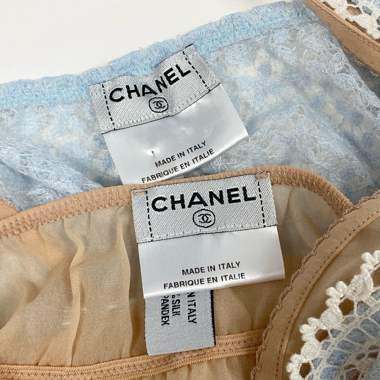 Cb15 《極美品》 CHANEL シャネル 2007 総レース キャミソール