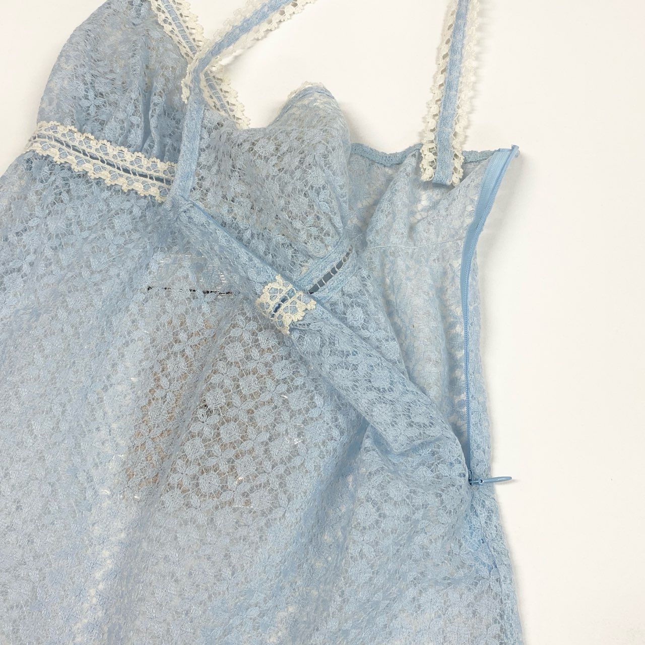 Cb15 《極美品》 CHANEL シャネル 2007 総レース キャミソール