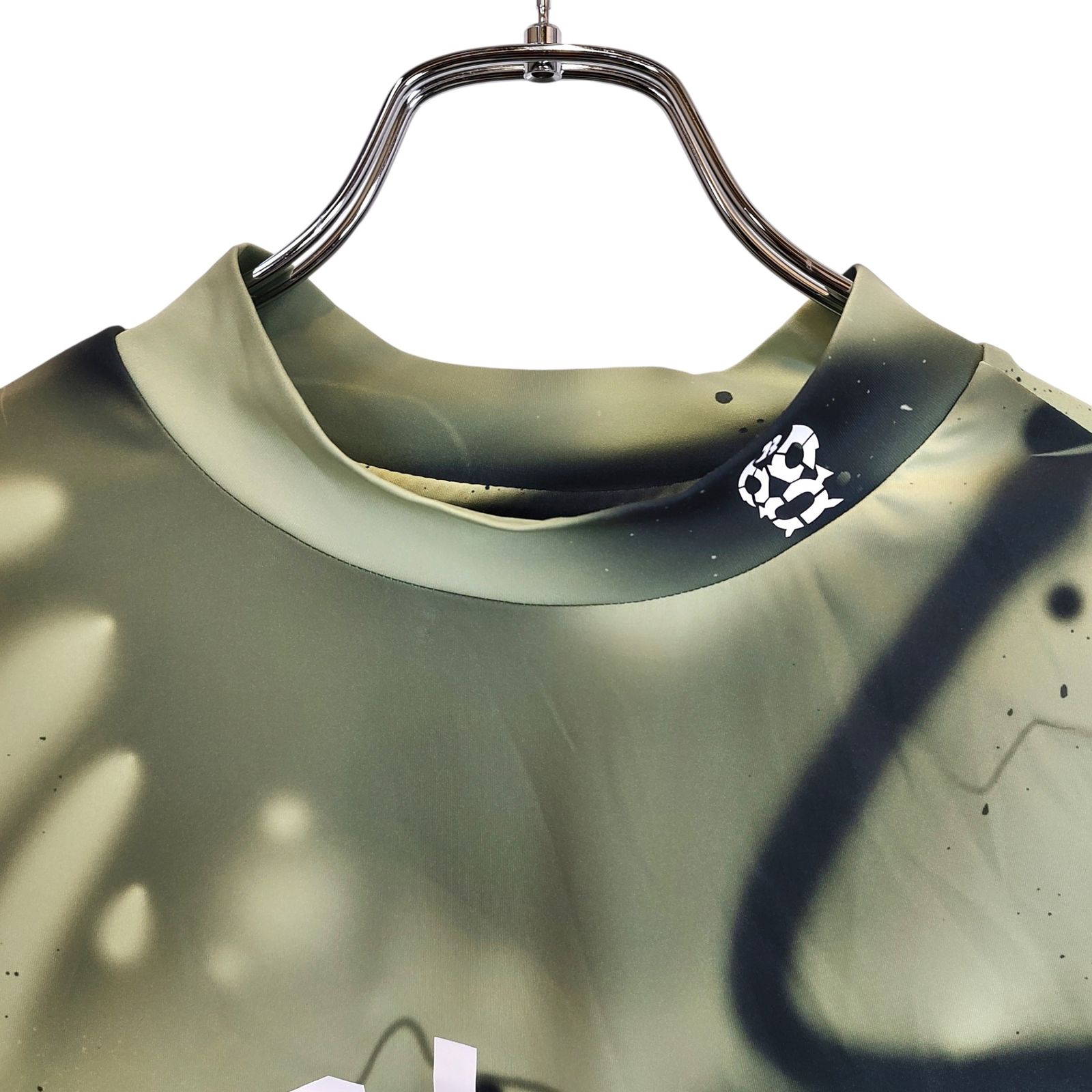 RUSSELUNO ラッセルノ ゴルフ 23SS S/S LOGO MOCKNECK SHIRT (SPRAY