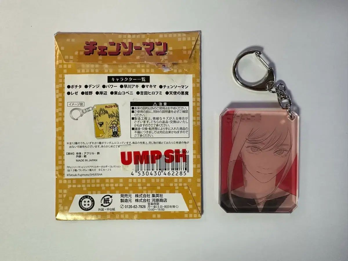 チェンソーマン JUMP SHOP シック アクリル キーホルダー 픽셀 マキマ