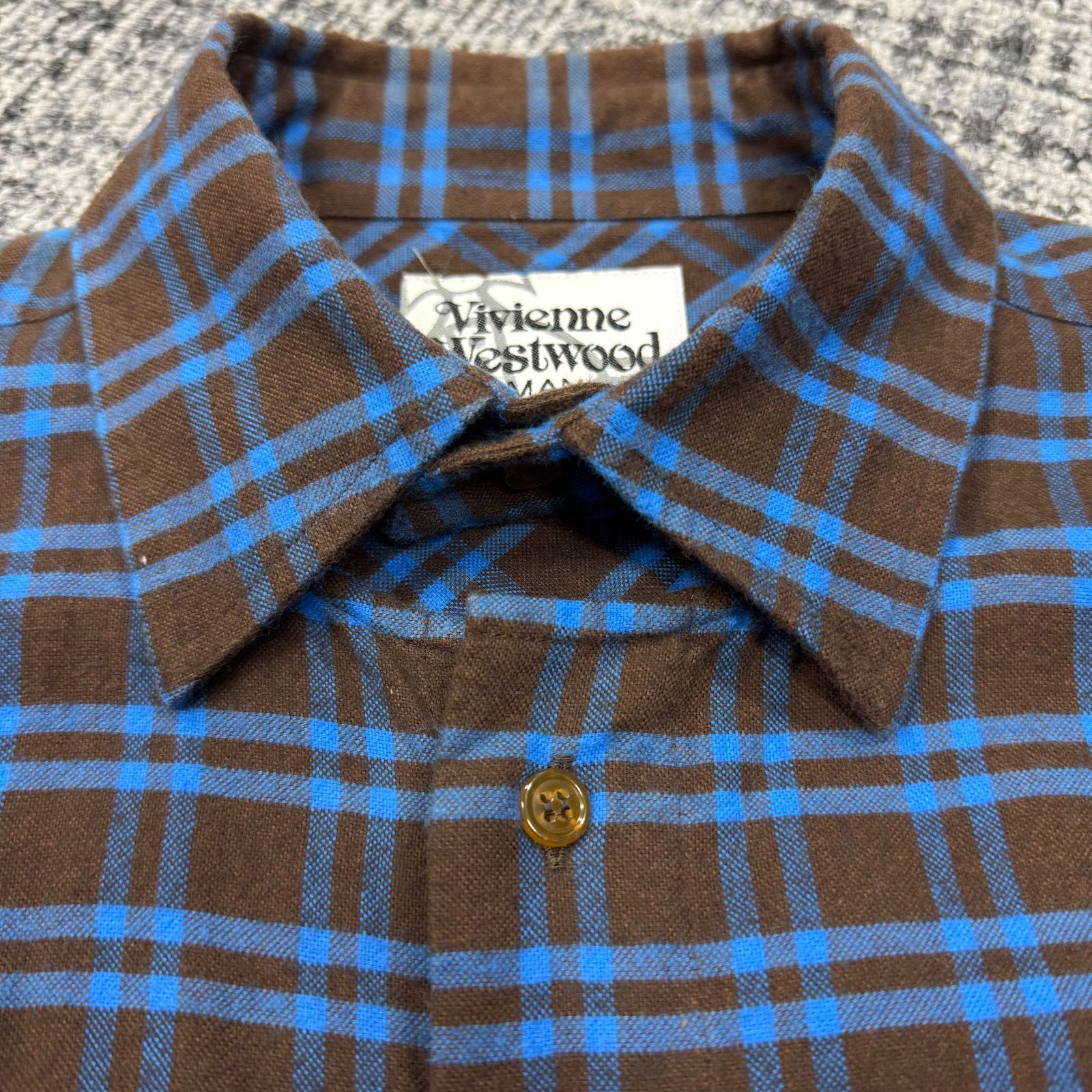 Vivienne Westwood MAN Long Checked Shirt ロングシャツ チェック