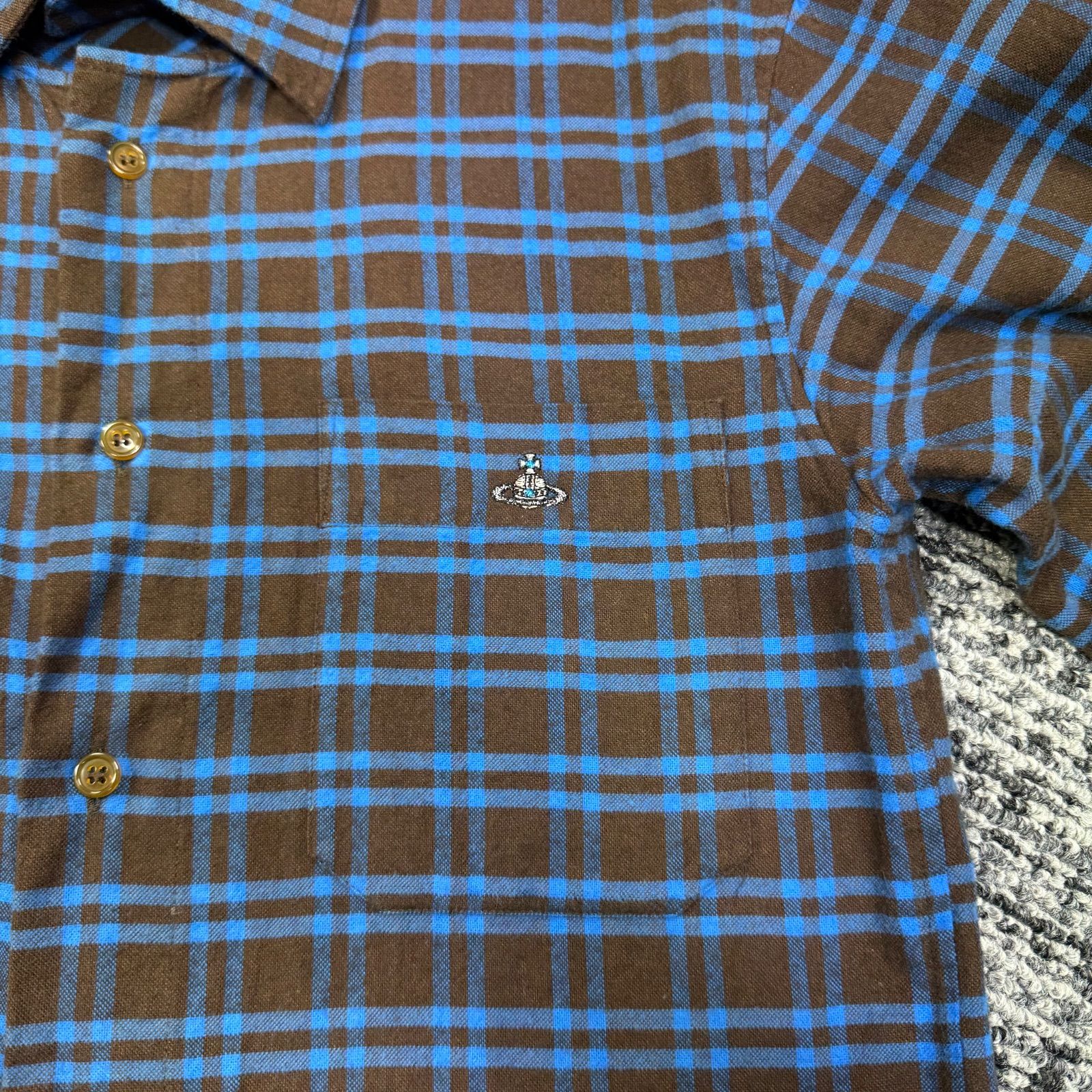 Vivienne Westwood MAN Long Checked Shirt ロングシャツ チェック