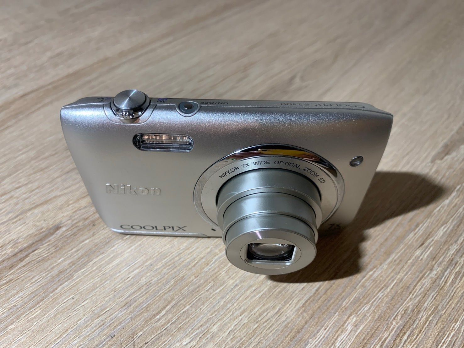 8418 Nikon COOLPIX S3400 シルバー デジカメ 動作確認済み - メルカリ