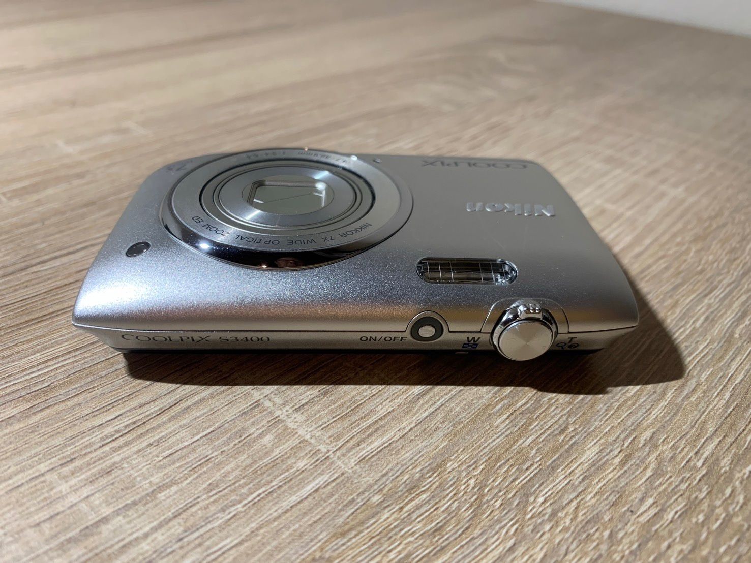 8418 Nikon COOLPIX S3400 シルバー デジカメ 動作確認済み - メルカリ