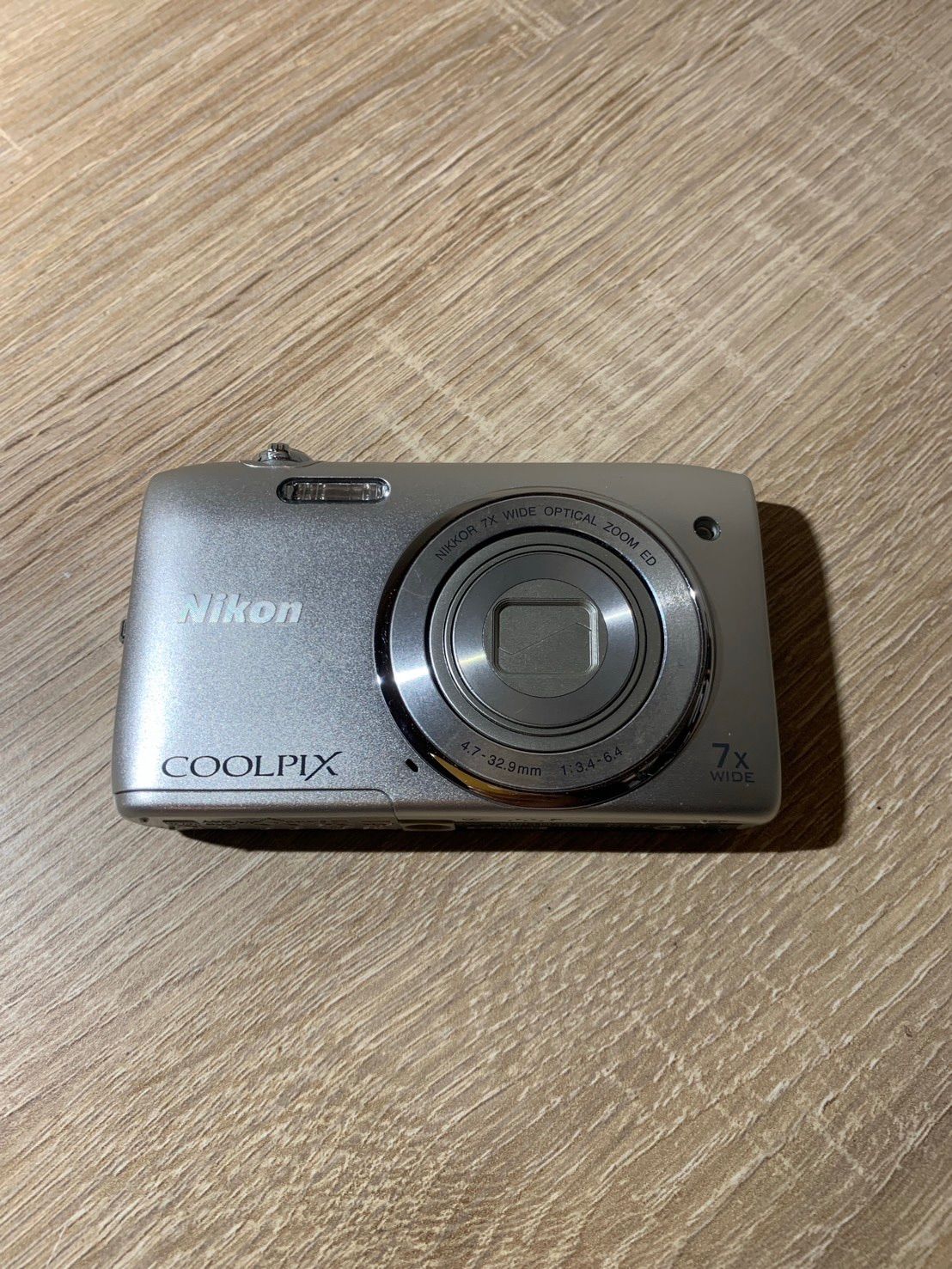 8418 Nikon COOLPIX S3400 シルバー デジカメ 動作確認済み - メルカリ