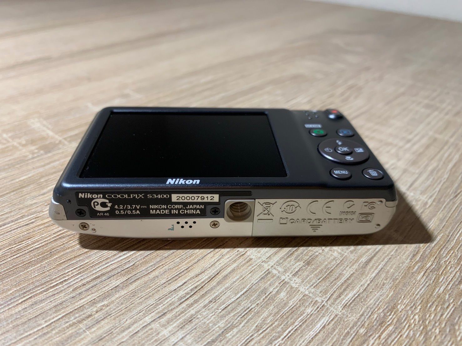 8418 Nikon COOLPIX S3400 シルバー デジカメ 動作確認済み - メルカリ