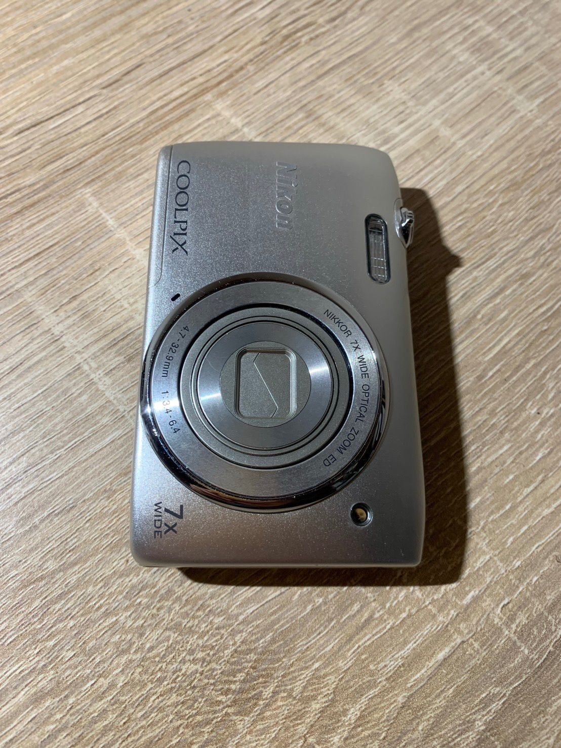 8418 Nikon COOLPIX S3400 シルバー デジカメ 動作確認済み - メルカリ
