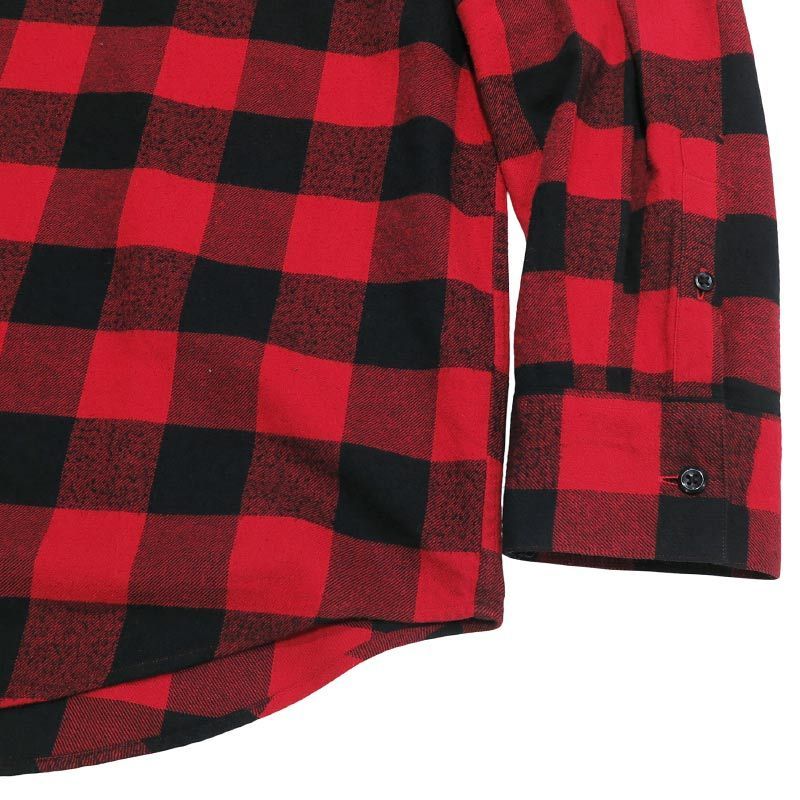 DOUBLET ダブレット CHAOS EMBROIDERY CHECK SHIRT 18AW14SH51 カオス