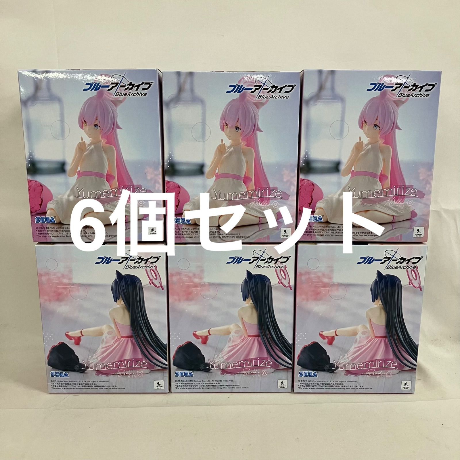 未開封 ブルーアーカイブ Yumemirize セリカ ホシノ フィギュア 6個 