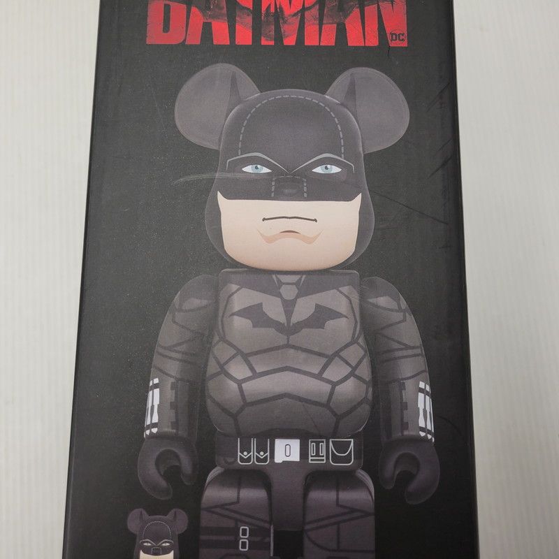 中古品】 メディコム・トイ BE@RBRICK ベアブリック THE BATMAN 100
