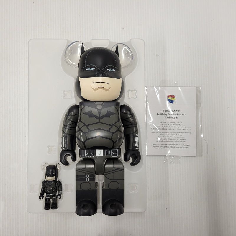 中古品】 メディコム・トイ BE@RBRICK ベアブリック THE BATMAN 100