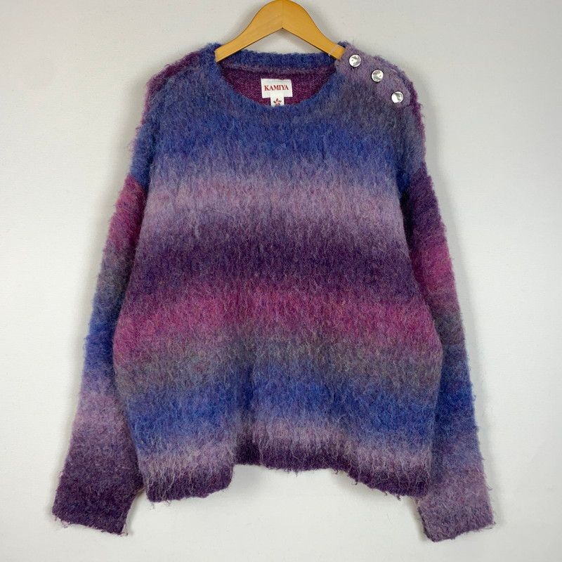 中古品】 KAMIYA カミヤ DYEING KNIT PULLOVER G13PO049 ダイイング 