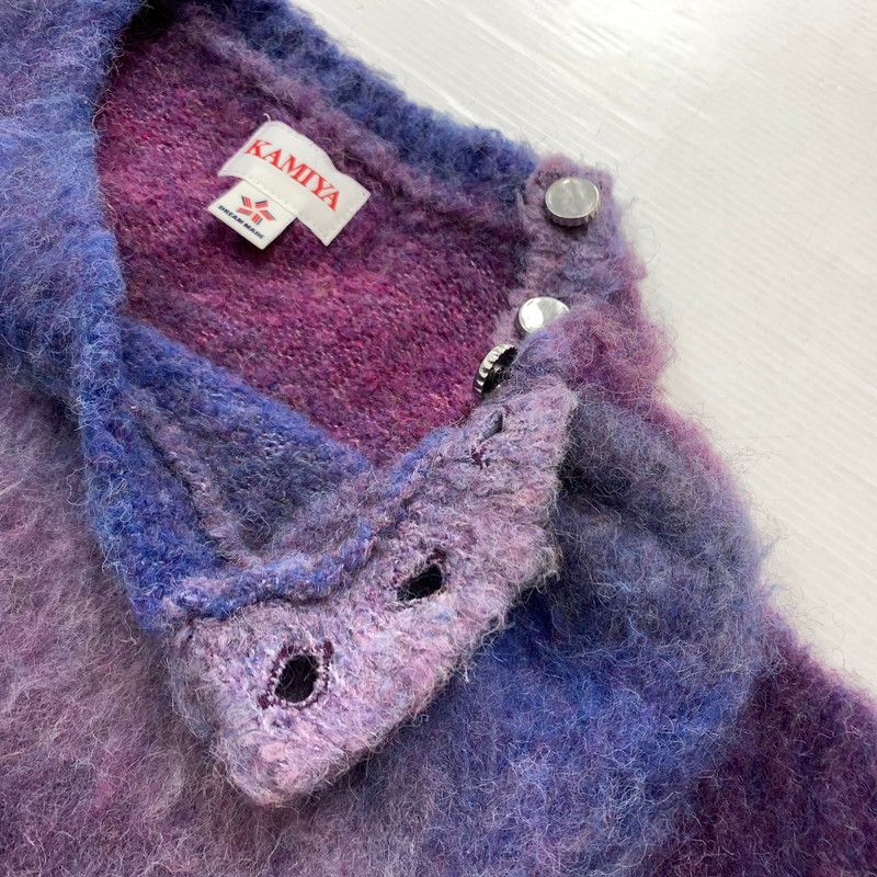 中古品】 KAMIYA カミヤ DYEING KNIT PULLOVER G13PO049 ダイイング 