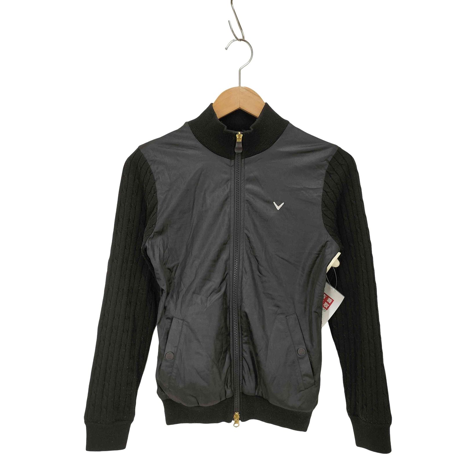 キャロウェイ Callaway WARM SPORT ニット切替ジップアップジャケット
