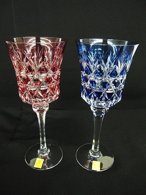 未使用 保管品 KAGAMI CRYSTAL カガミクリスタル 江戸切子 ワイン
