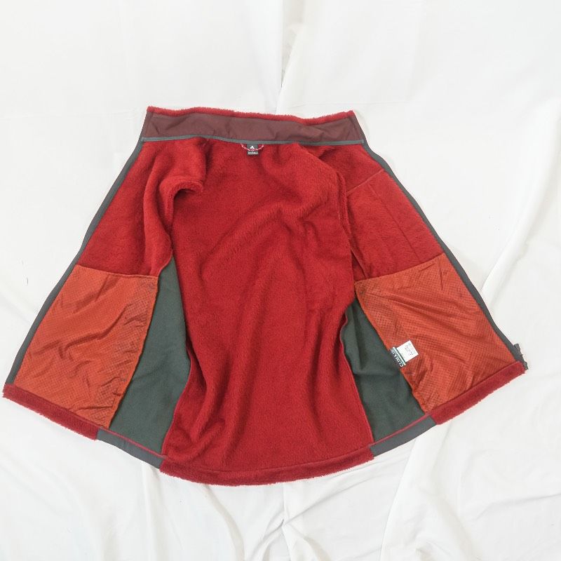 mont-bell モンベル クリマエア CLIMA AIR フリースベスト XL レッド 