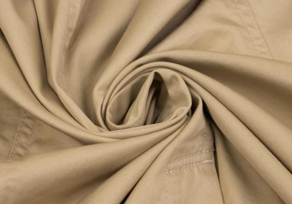 ヨウジヤマモトプールオムYohji Yamamoto POUR HOMME 4Bパッチポケットロングジャケット ベージュ4 ヨウジヤマモトプールオムYohji Yamamoto POUR HOMME 4Bパッチポケット