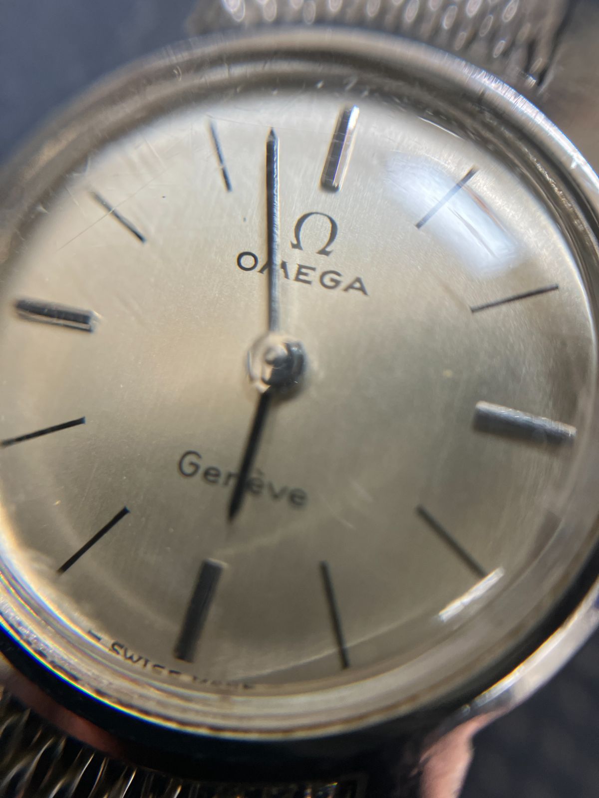 美品・稼働】OMEGA オメガ ジュネーブ アンティーク 手巻き メッシュ