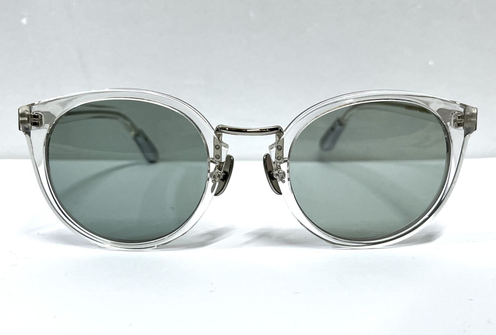 A.D.S.R. エーディーエスアール DARRYL 04 ボストンサングラス CLEAR/SILVER/Light Green 眼鏡 メガネ【中古】【A.D.S.R.】 B (目立った傷や汚れなし)】A.D.S.R. エーディーエスアール DARRYL 04