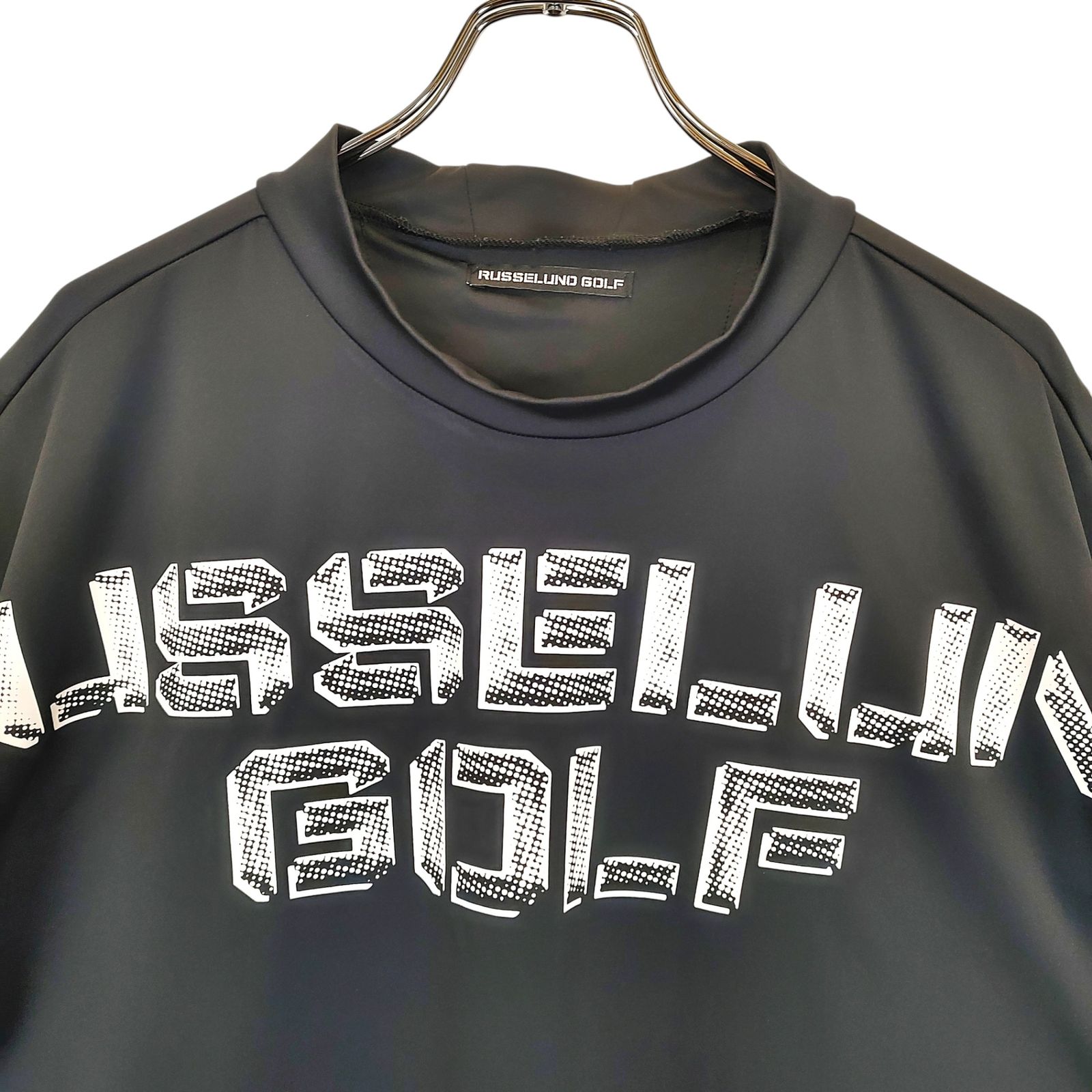 新品 ラッセルノ ゴルフ エンジェル クルーネック プルオーバー ブラック M ゴルフ 新品 ラッセルノ ゴルフ エンジェル クルーネック プルオーバー