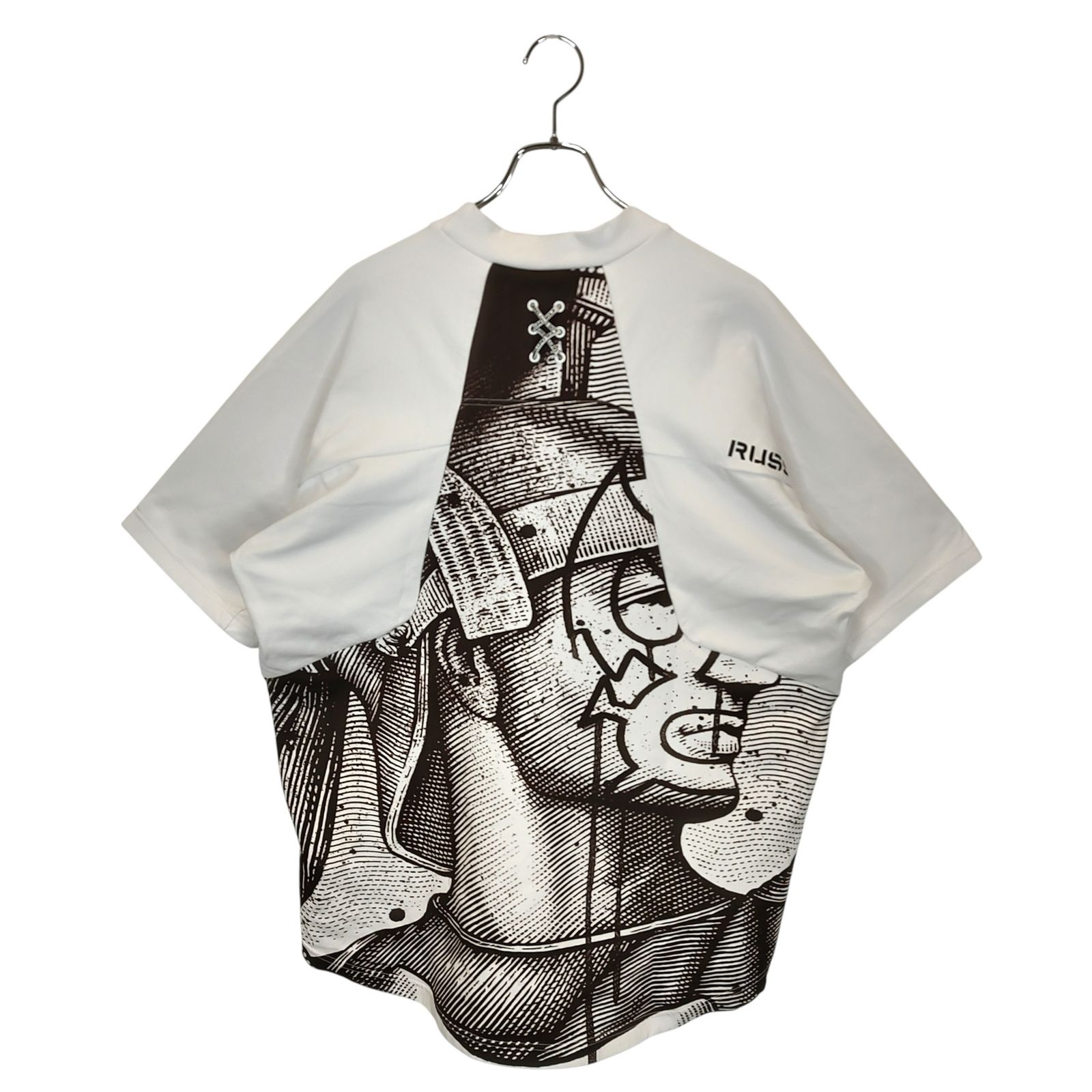 RUSSELUNO ラッセルノ ゴルフ 24SS LONG FIT S/S MOCKNECK ロゴ